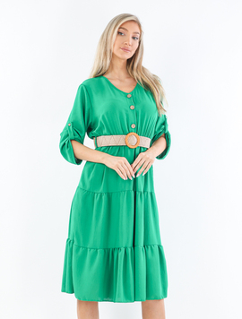 Rochie Dama Voal AnnissaSryle Verde Deschis