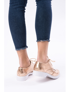 Pantofi Dama Casual Lacuiti Everyday Bronz