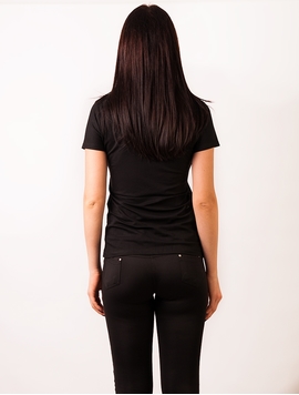 Tricou Dama Basic Simplu Negru