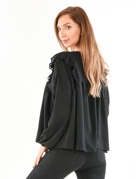 Bluza Voal Dama Vannesa Style Negru