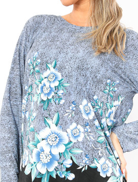 Bluza Dama LicraFlower Bleu