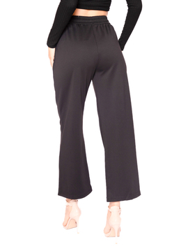 Pantaloni Dama Elegant Evazat Negru