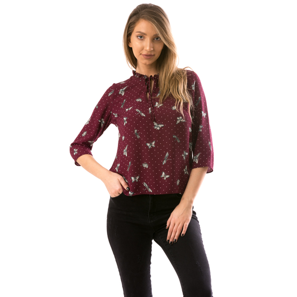 Bluza Dama PrettyOps Bordo